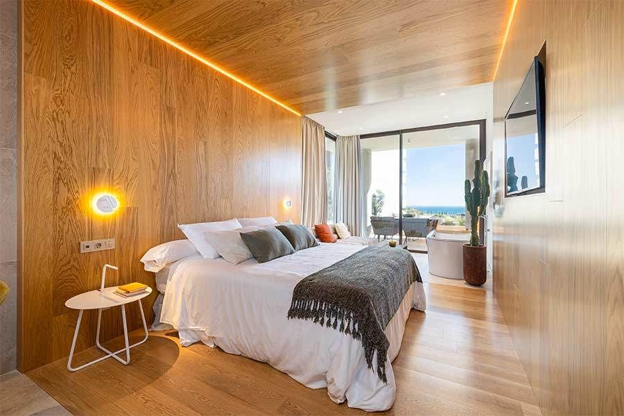 Elevated overview of El Higuerón new-build development, Fuengirola