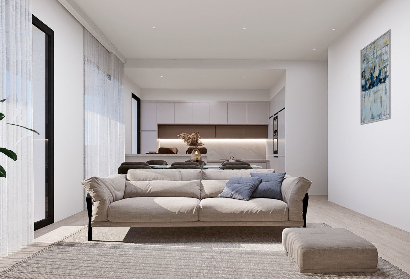 Terrace with outdoor space, new-build bungalow, Balcón de Finestrat-Terra Marina