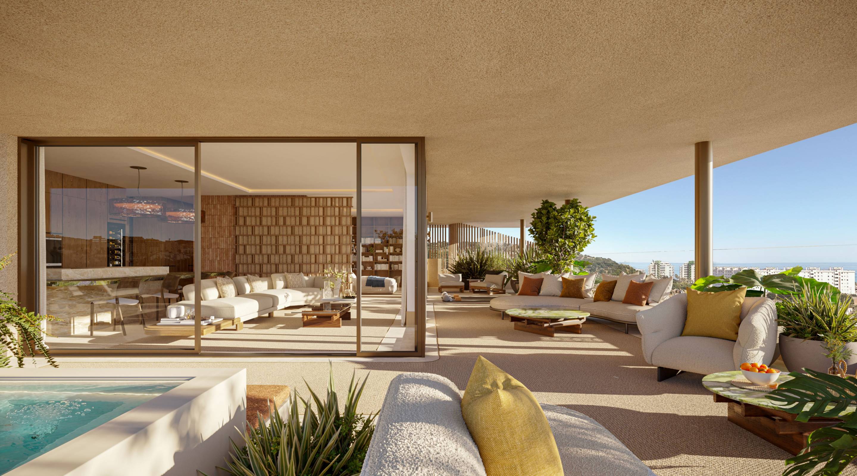 Surrounding streets and setting of residential complex, Los Boliches, Fuengirola