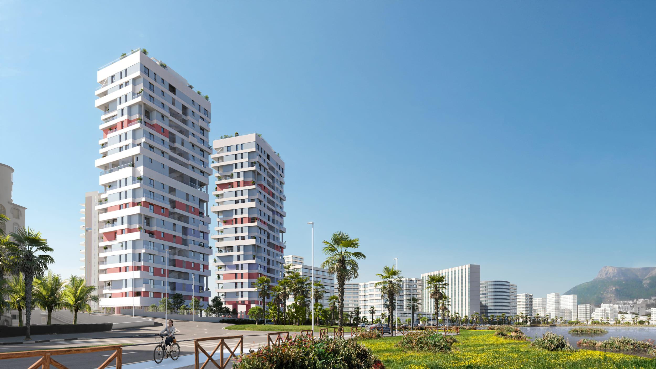 Entrance hallway of 2-bedroom apartment in Ifach, Calpe