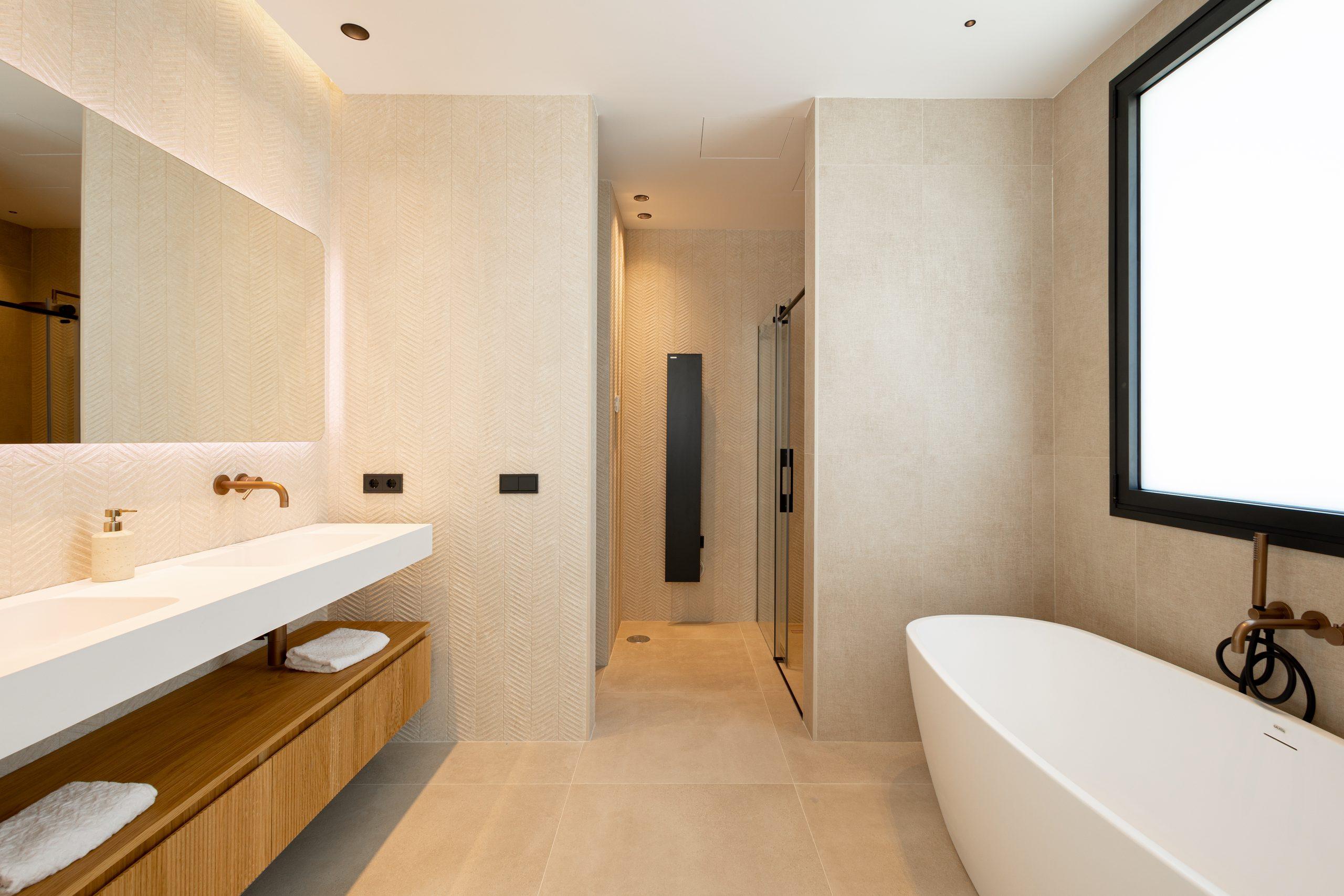 Master bedroom in new-build villa in Mijas Pueblo