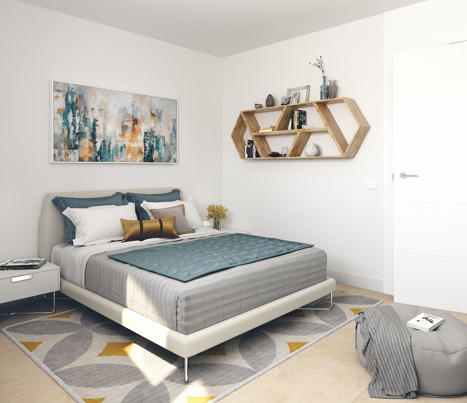 Living and dining area with natural light, 2-bedroom apartment, Los Alamos, Torremolinos
