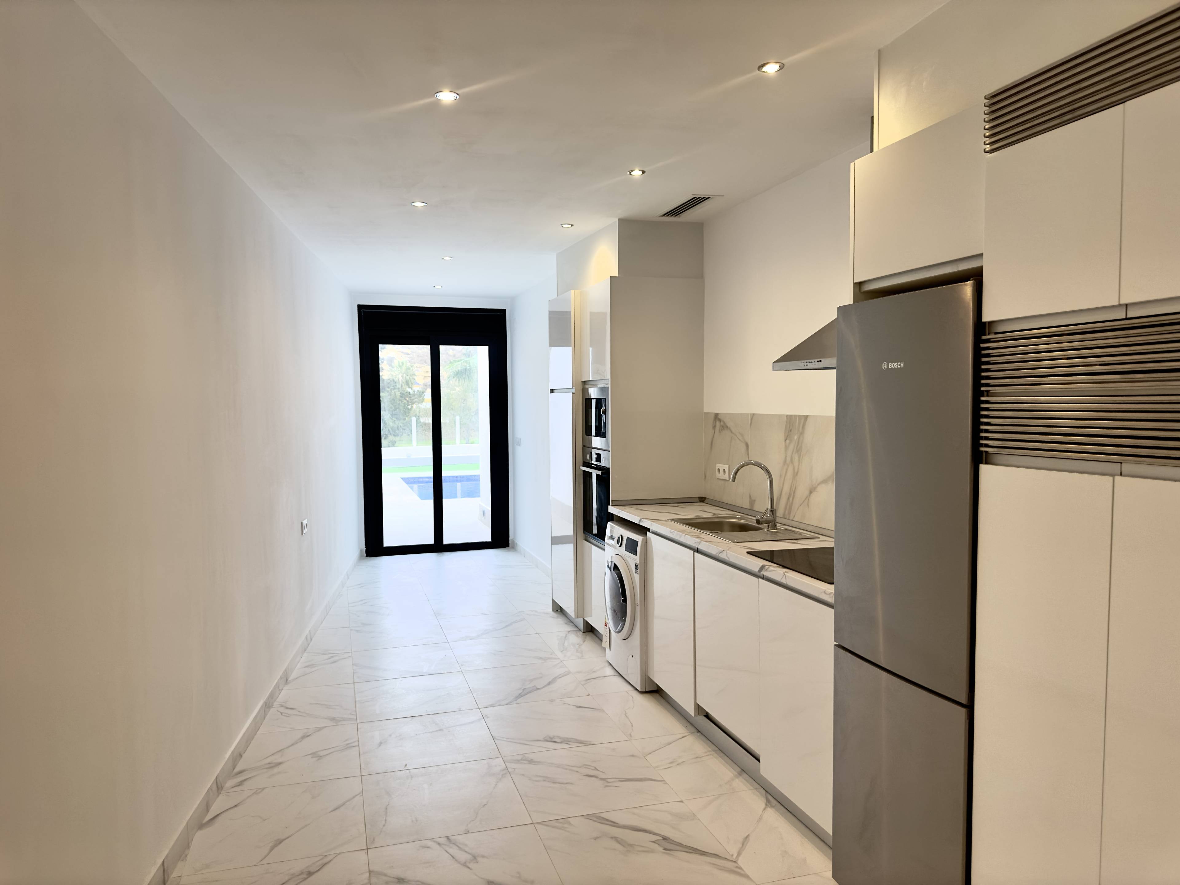 Living area in 4-bedroom new-build villa, La Marquesa, Rojales