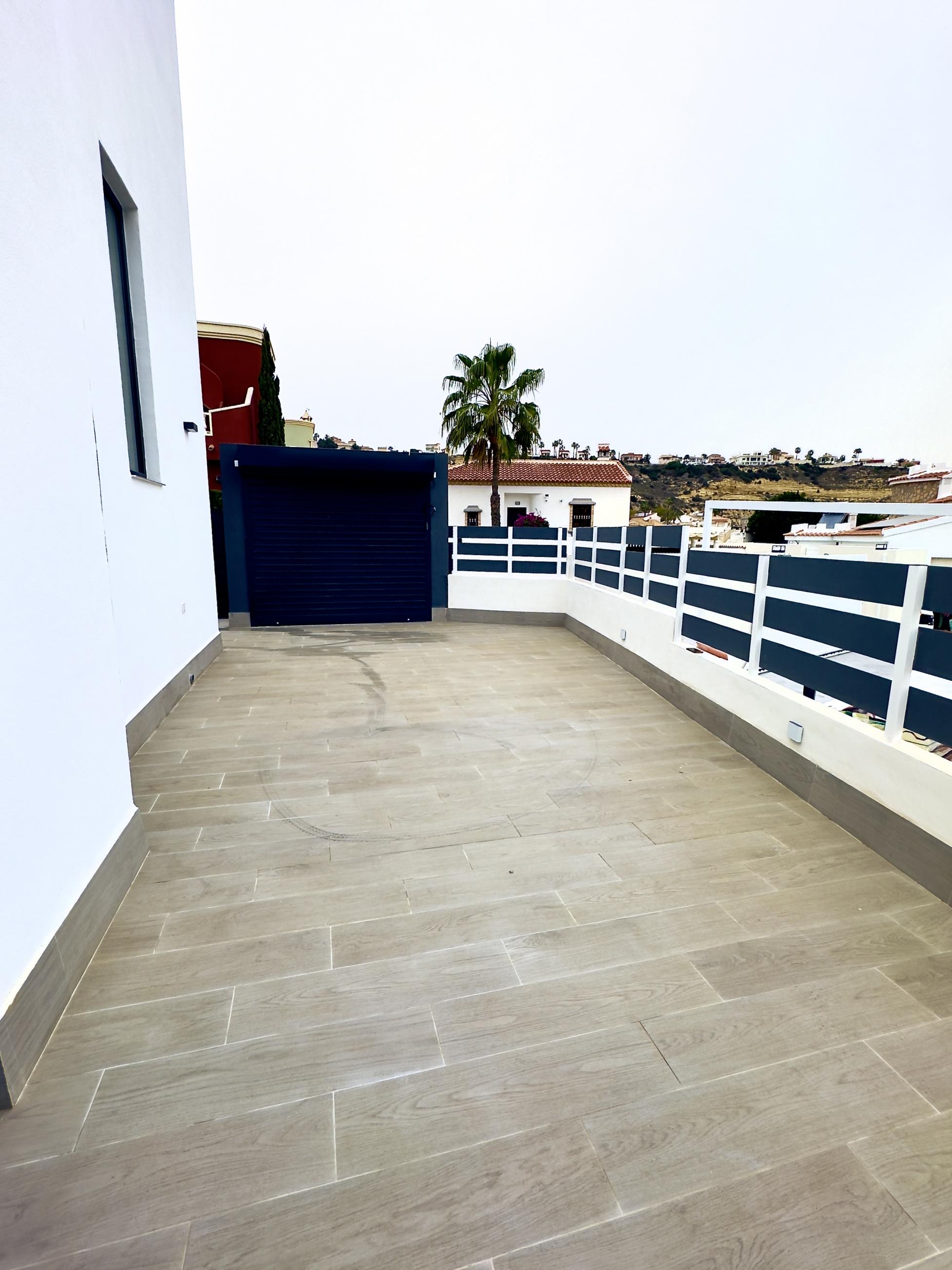 View from rooftop solarium of new-build villa, La Marquesa, Rojales