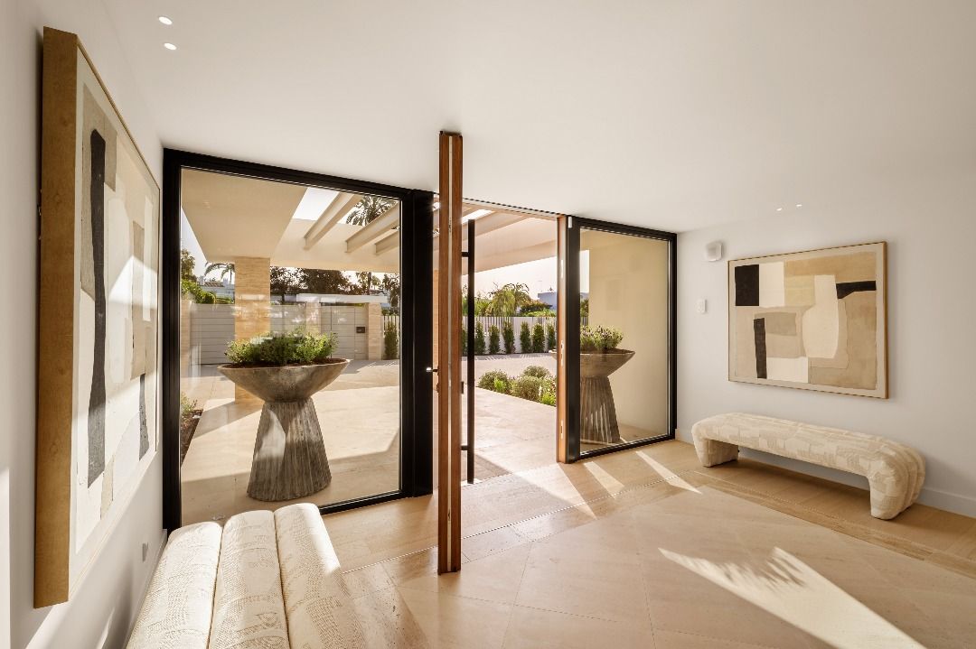 Dressing room in bedroom of new-build villa, Aloha, Marbella