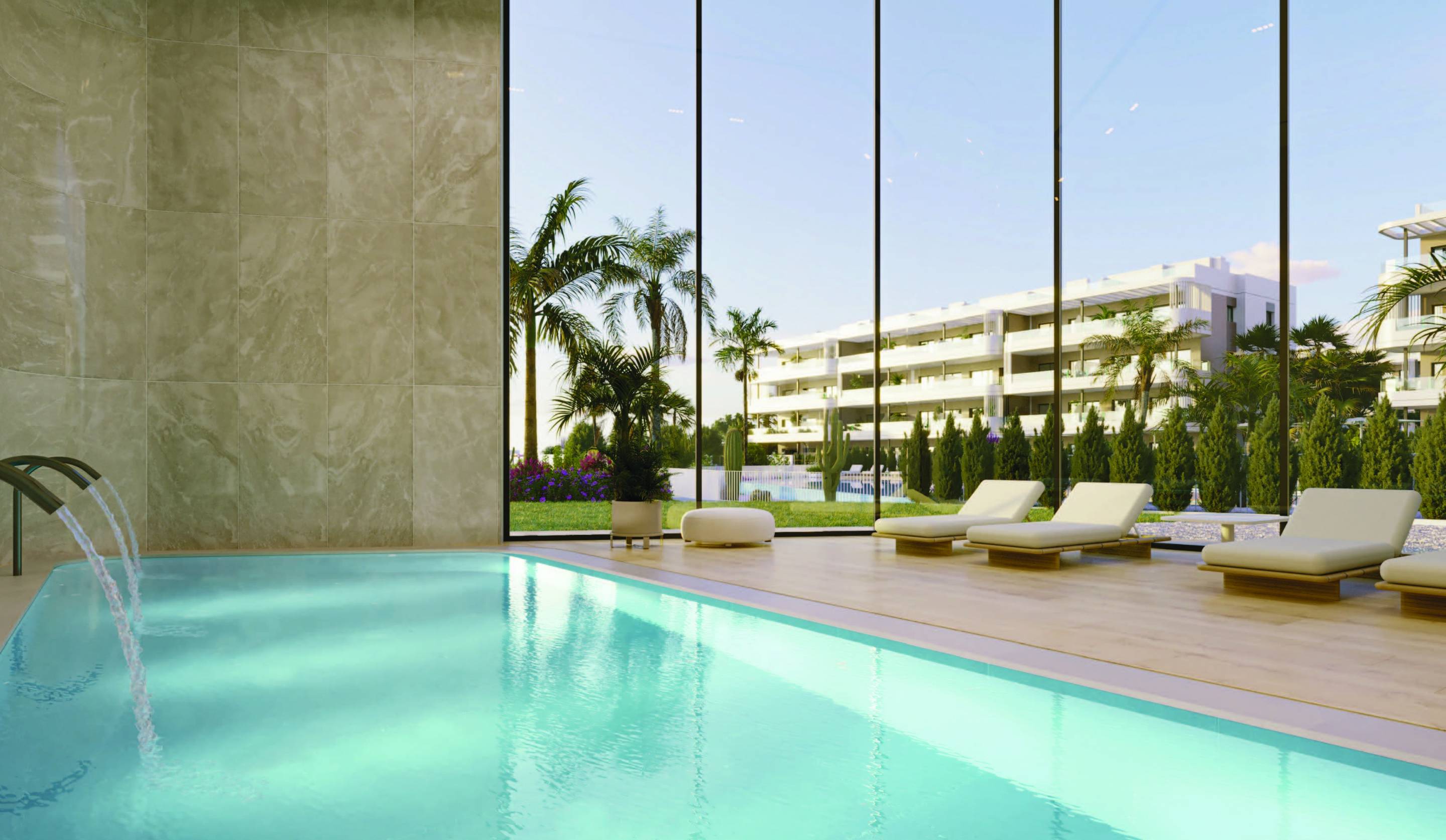 Solarium on penthouse roof level, El Limonar, Torrevieja