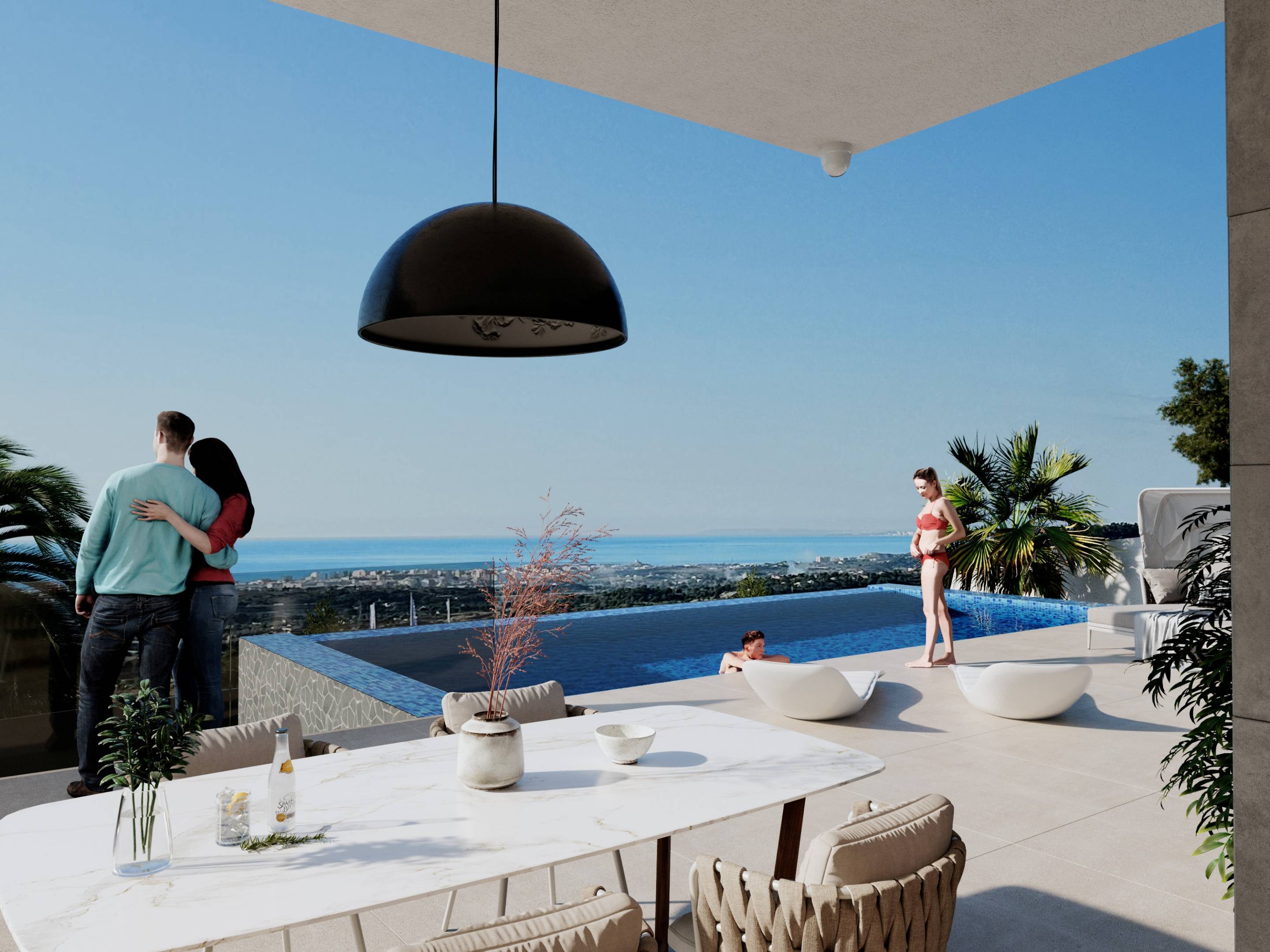 Fourth bedroom in 4-bedroom new-build villa, Golf Bahía, Finestrat