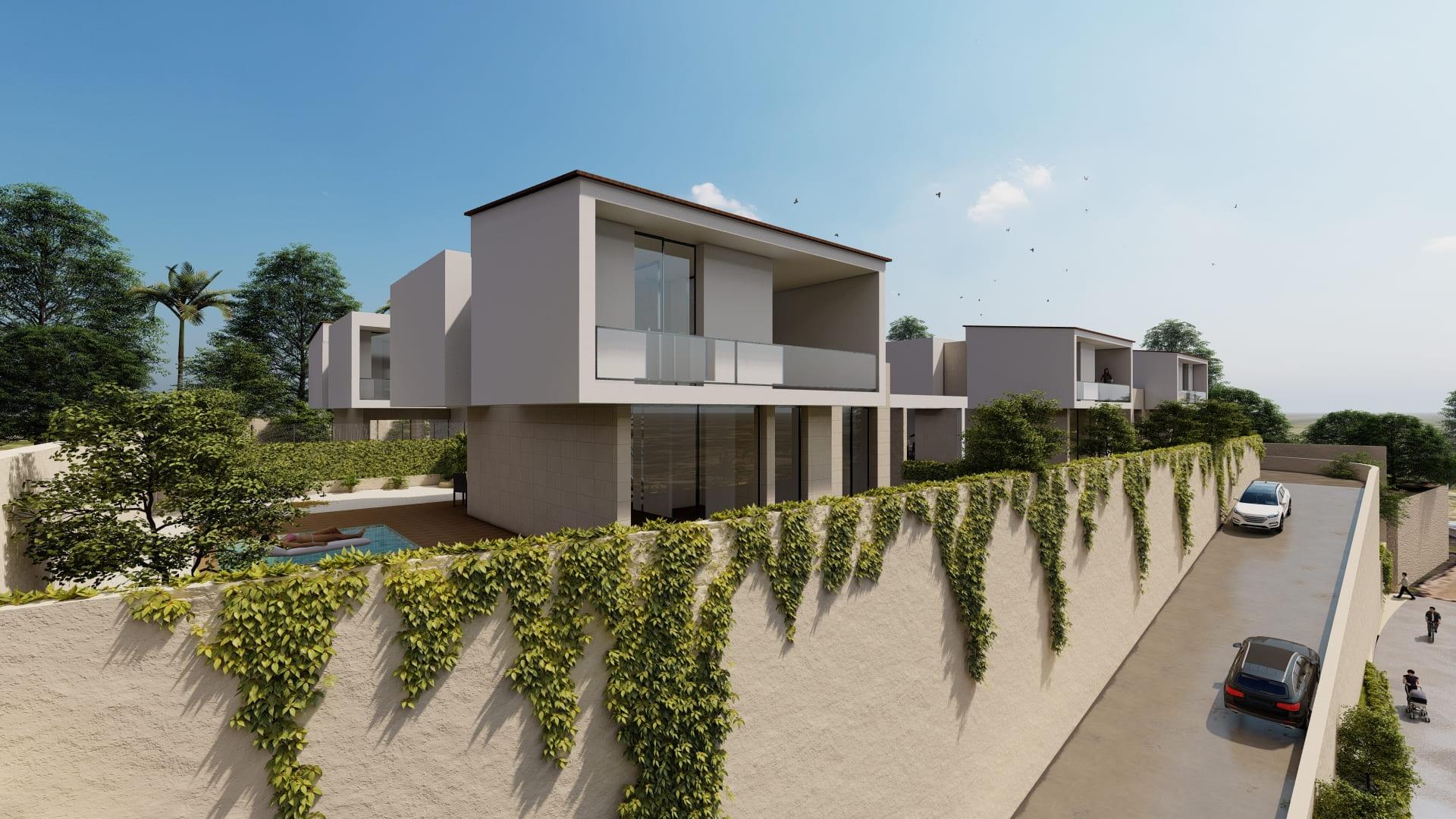 Private garden on 336m2 plot of new-build villa, Montebello, La Nucía