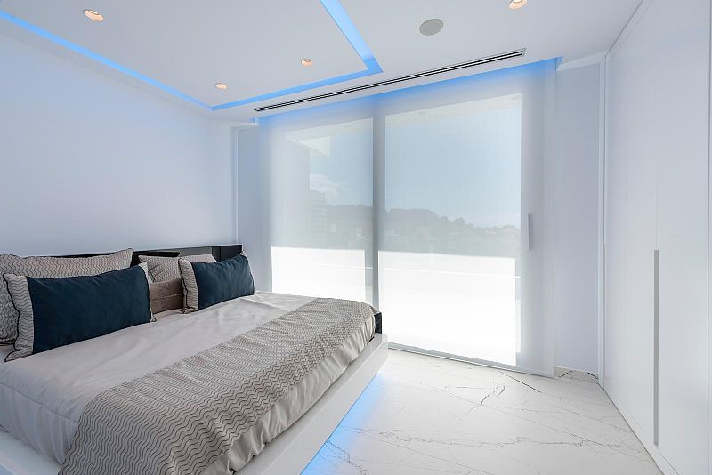 Side aspect of plot at new-build villa, Manzanera, Calpe