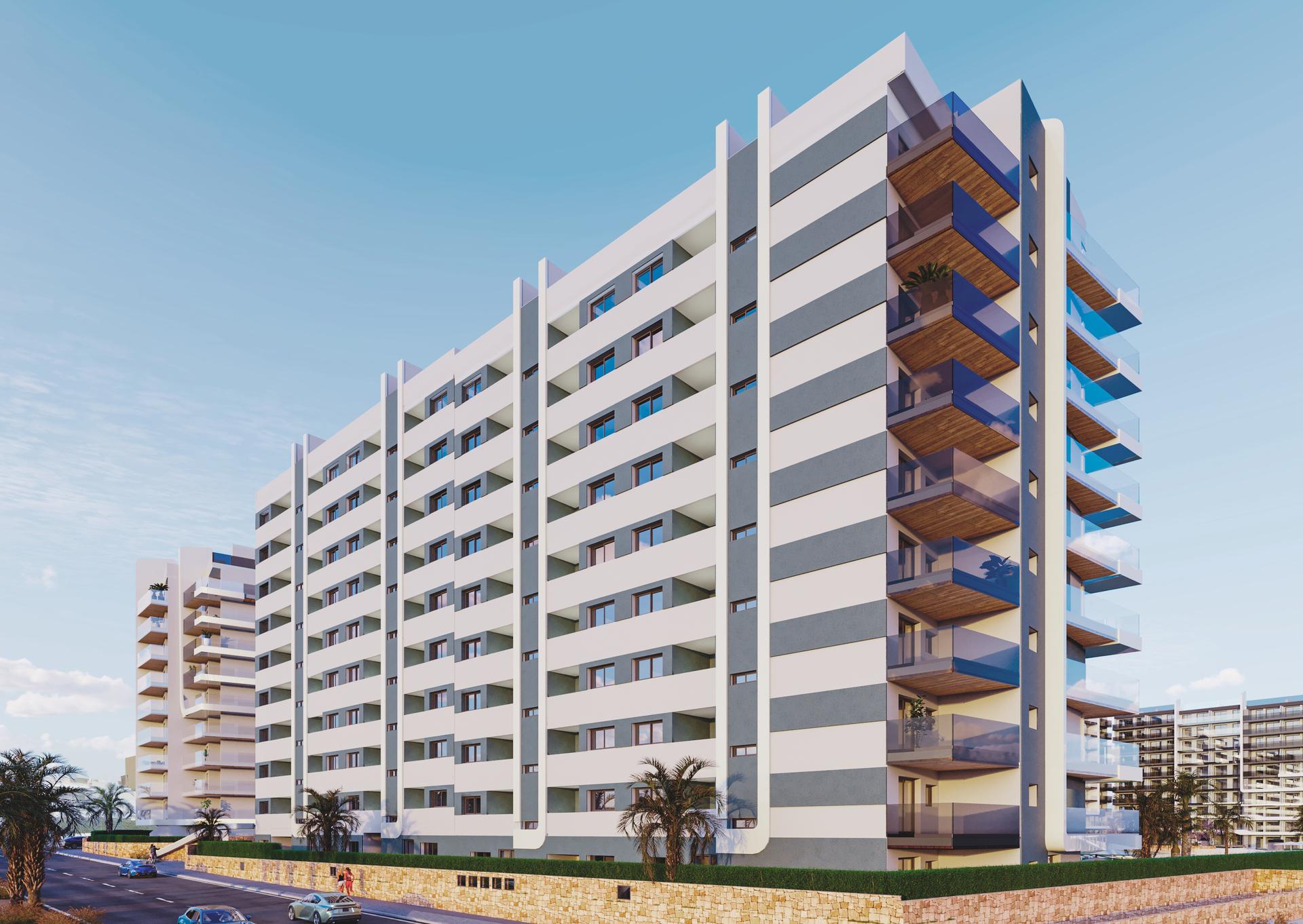 Underground parking area with two allocated spaces, Punta Prima, Torrevieja
