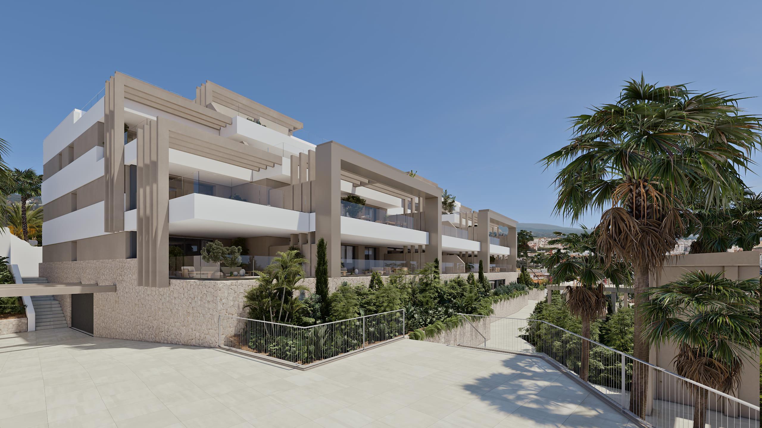 Floor plan of 172 m2 penthouse, Las Mesas, Estepona
