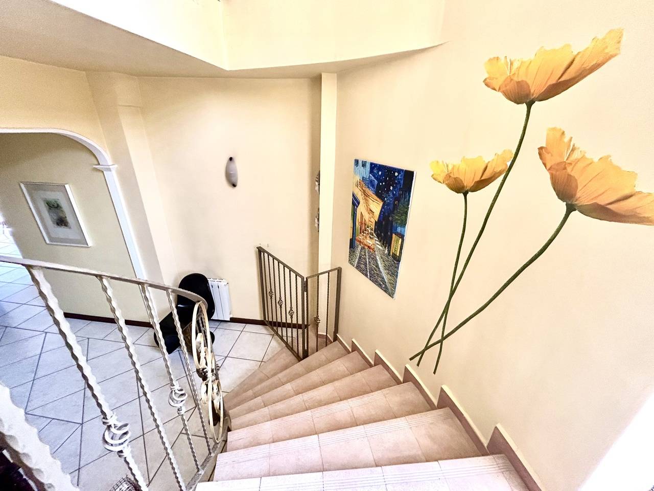 View from kitchen door towards rear garden, Los Europeos villa