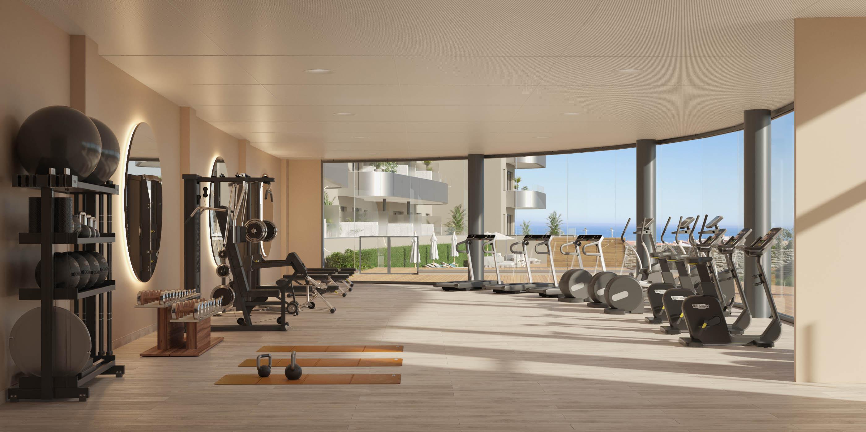 Exterior and surrounding area of new-build development, El Saltillo, Torremolinos