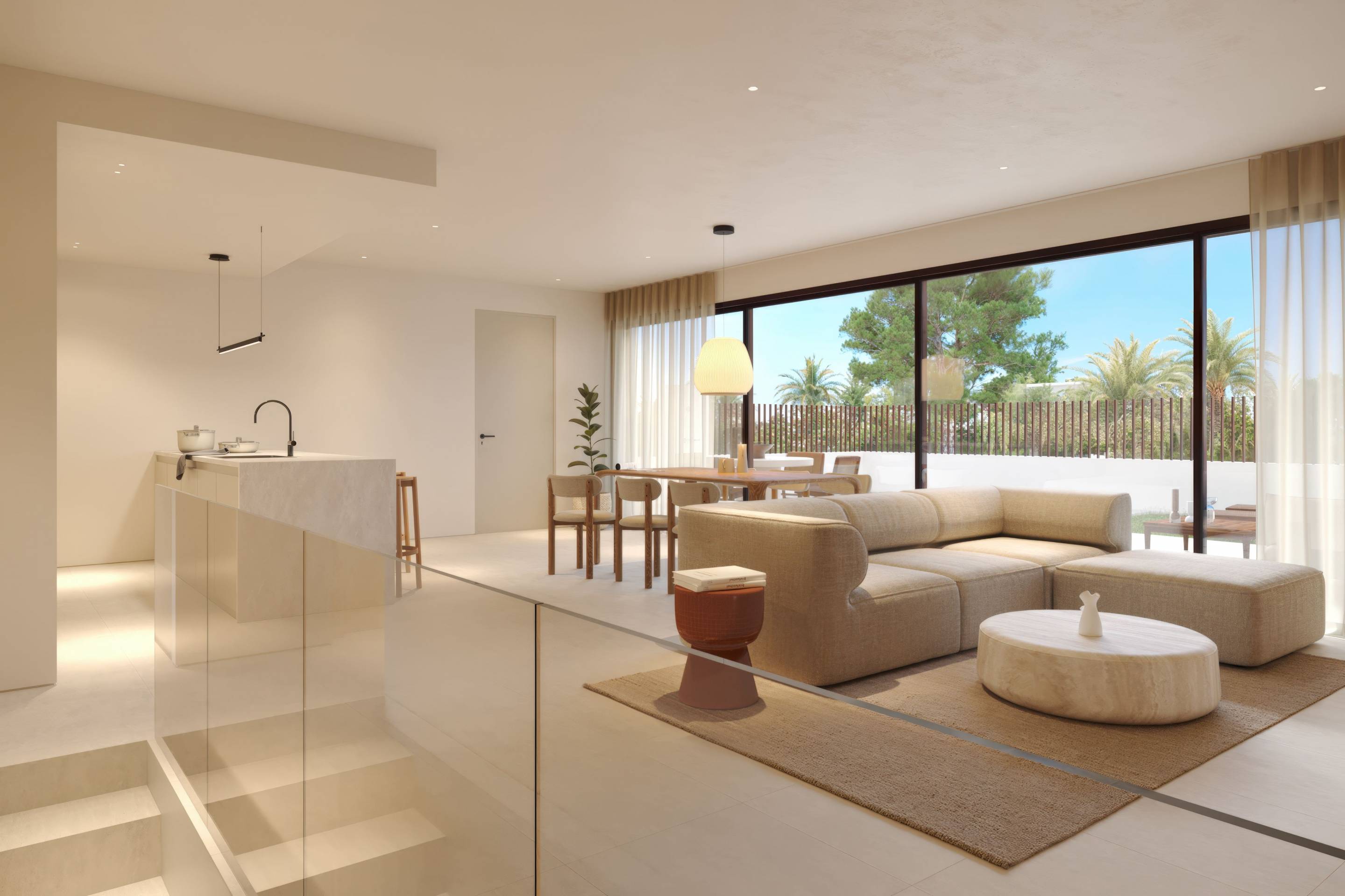 Solarium rooftop terrace area, 3-bedroom villa in Dolores