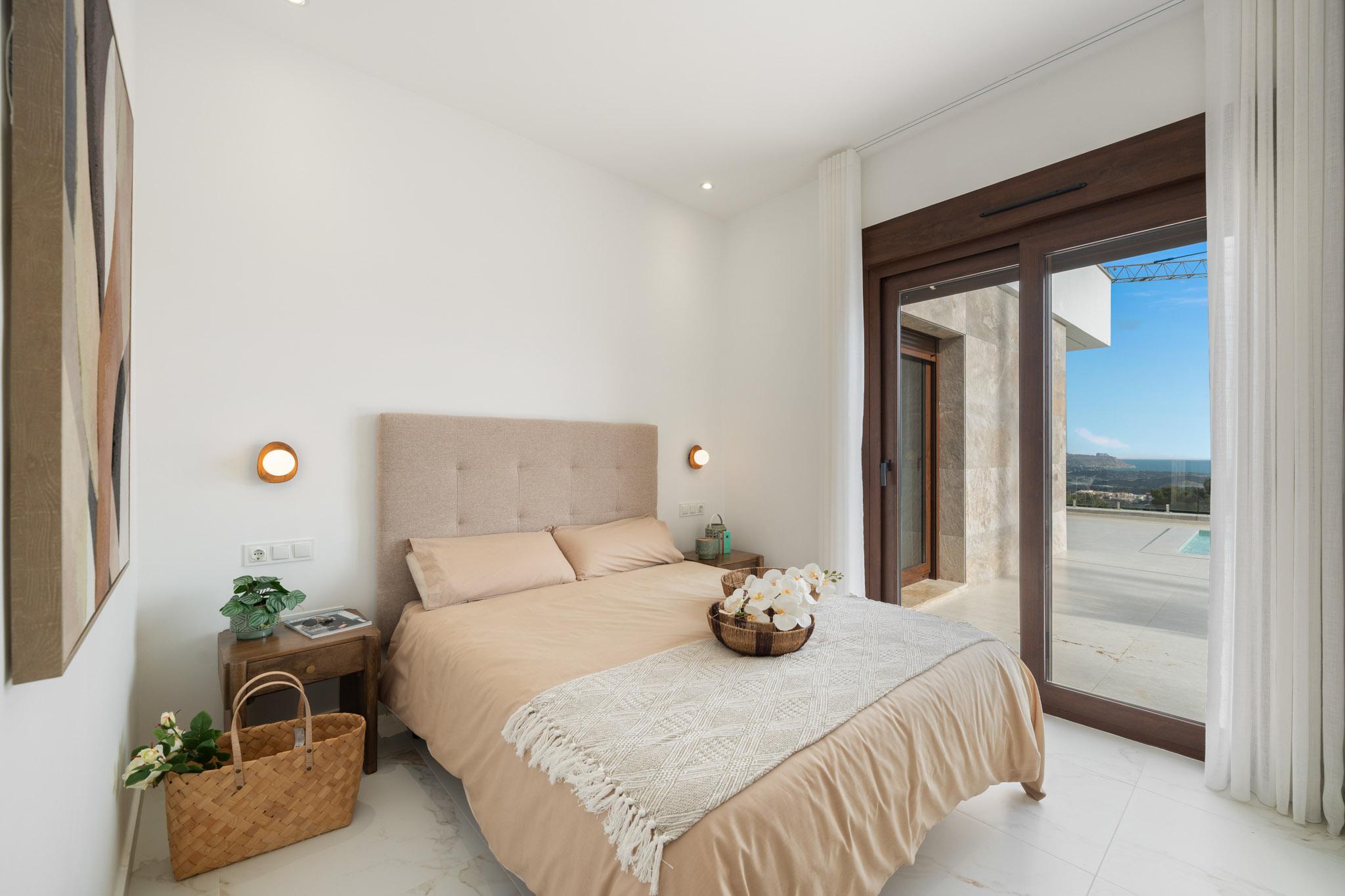 Ground-floor terrace area of new-build villa, Pla de Cantal, Polop