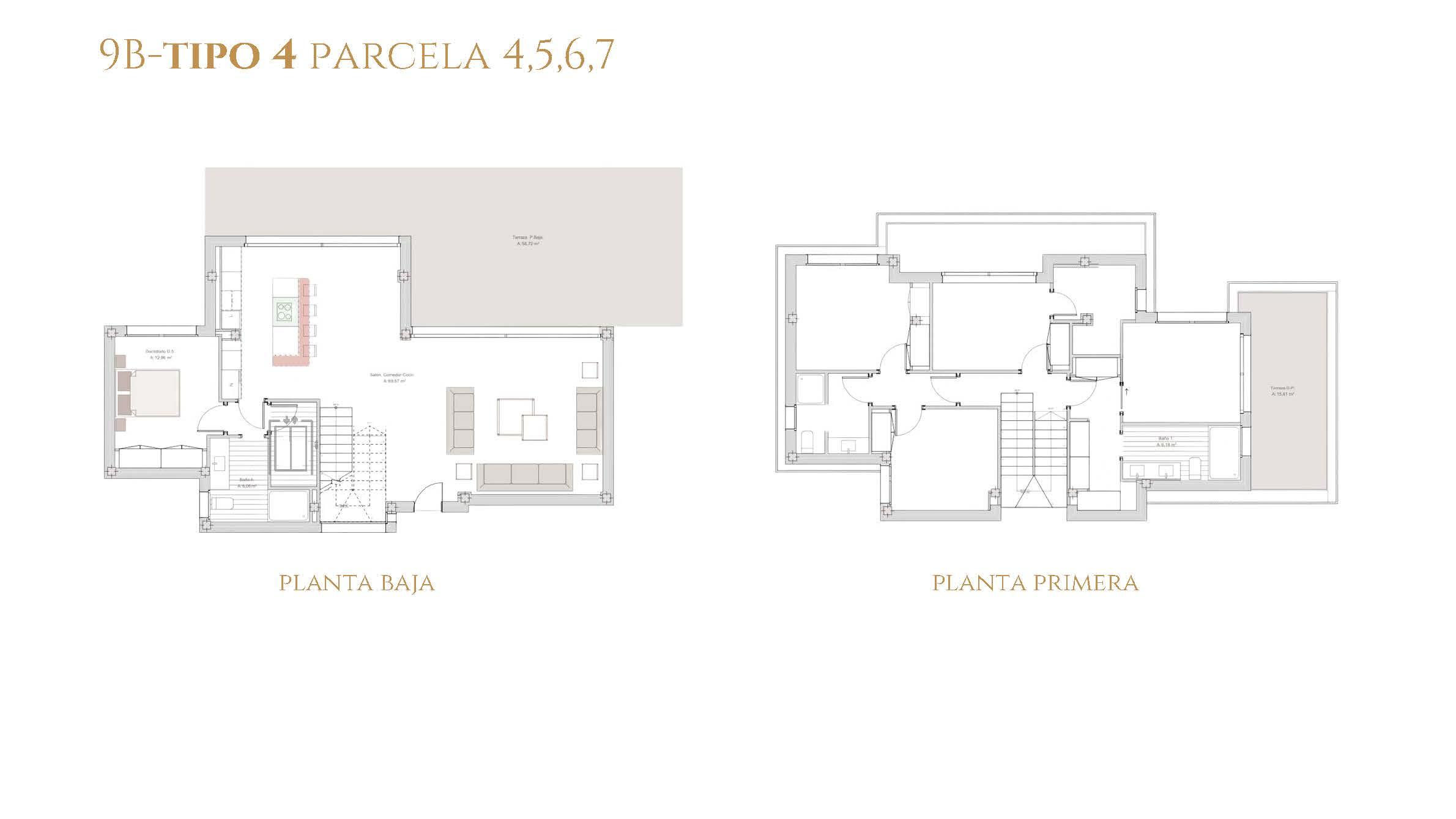 Plot and site plan for new-build villa on 418m2 plot, Azata Golf Estepona Oeste, Estepona