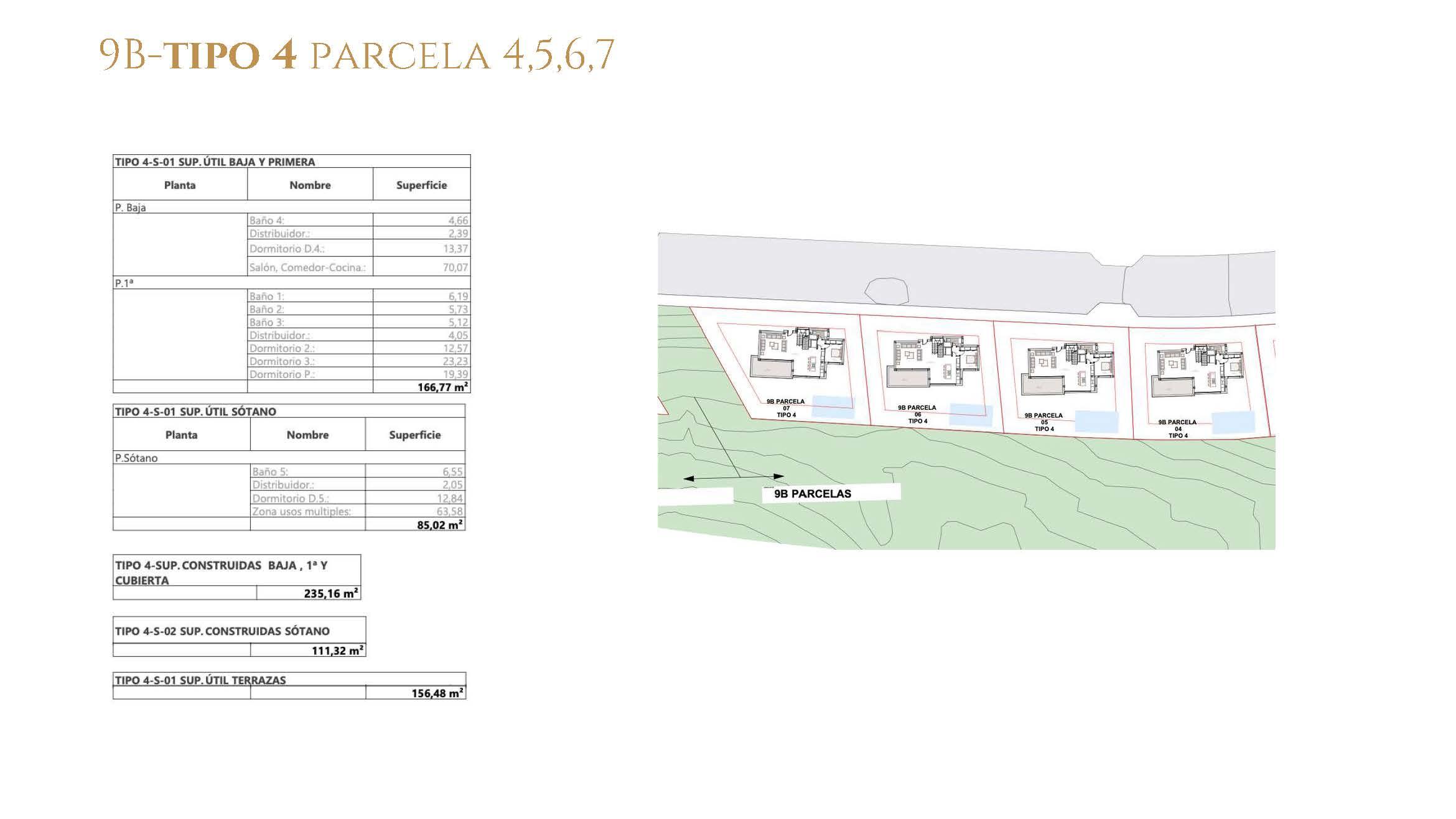 Second floor plan of 6-bedroom new-build villa in Azata Golf Estepona Oeste, Estepona
