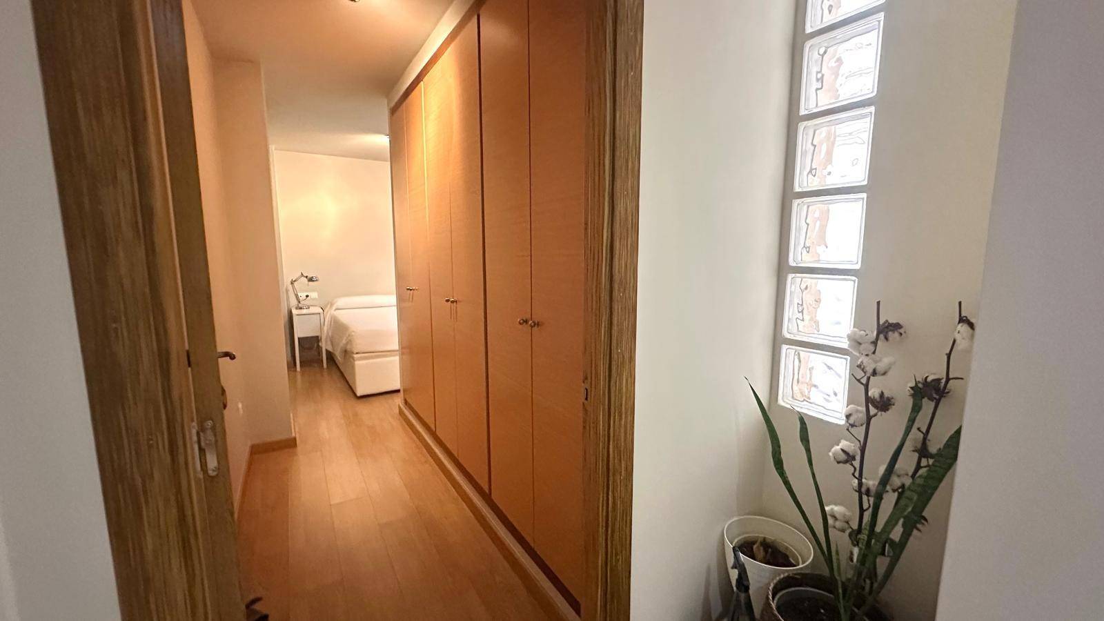 Bedroom window in 2-bedroom ground-floor apartment, La Mata Pueblo, Torrevieja