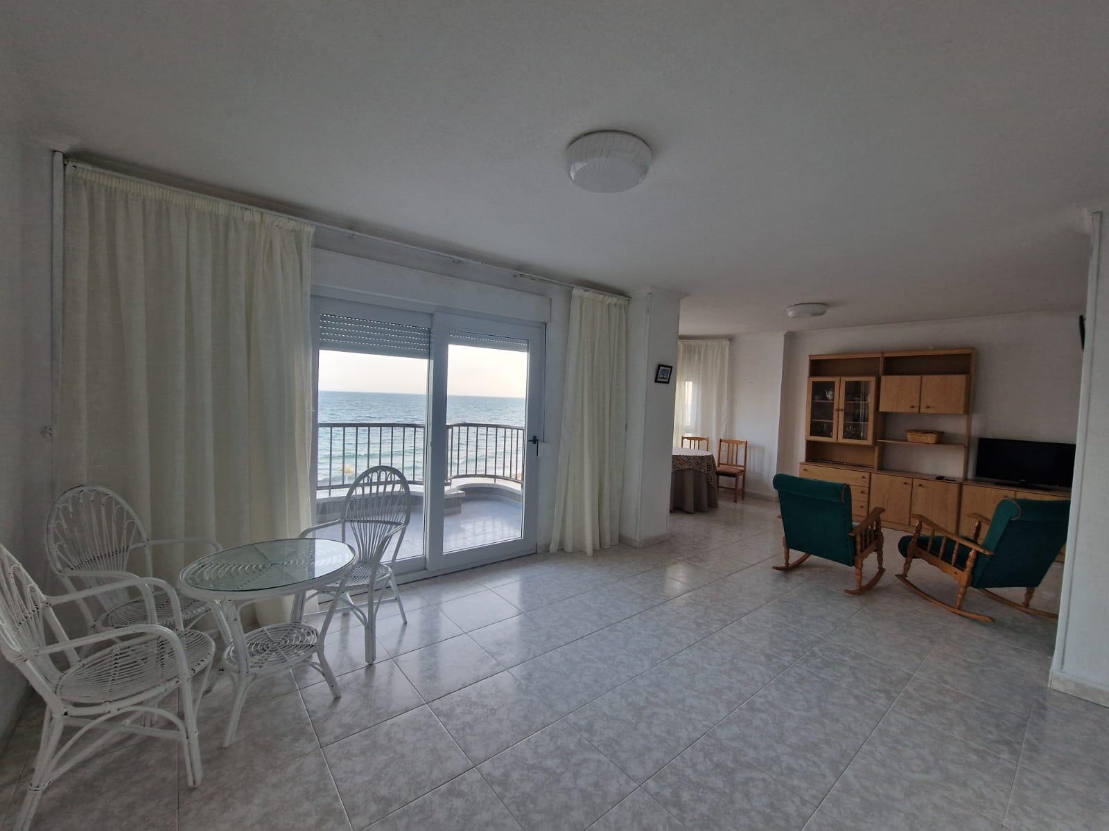 East-facing terrace of 3-bedroom apartment, Playa de los Locos, Torrevieja