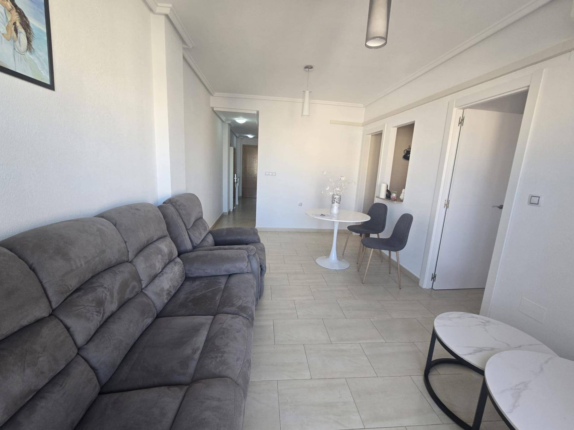 Living area with wall-mounted air conditioning, Centro, Torrevieja apartment
