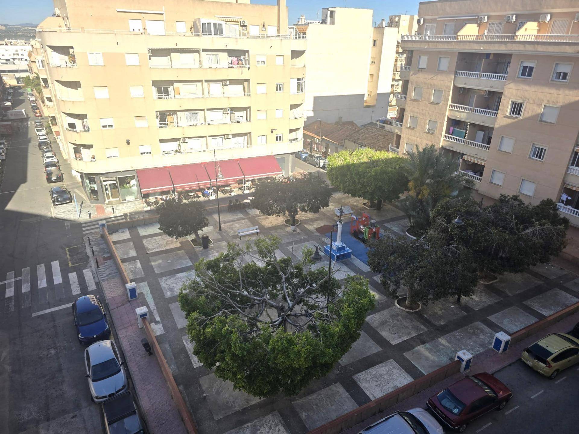 Furnished living room with television unit, ground-floor apartment, Centro, Torrevieja