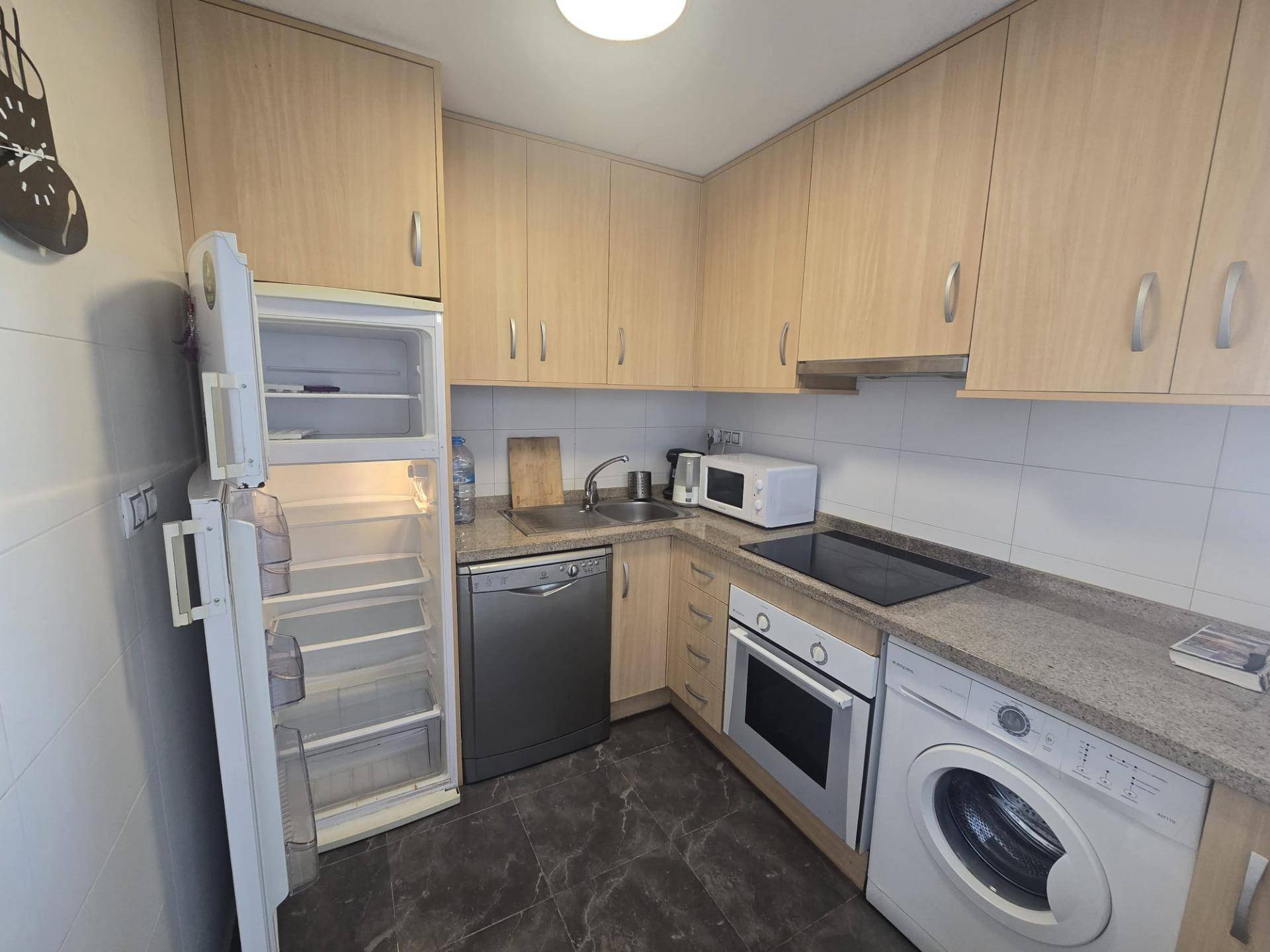 Terrace accessed from living room in ground-floor apartment, Centro, Torrevieja