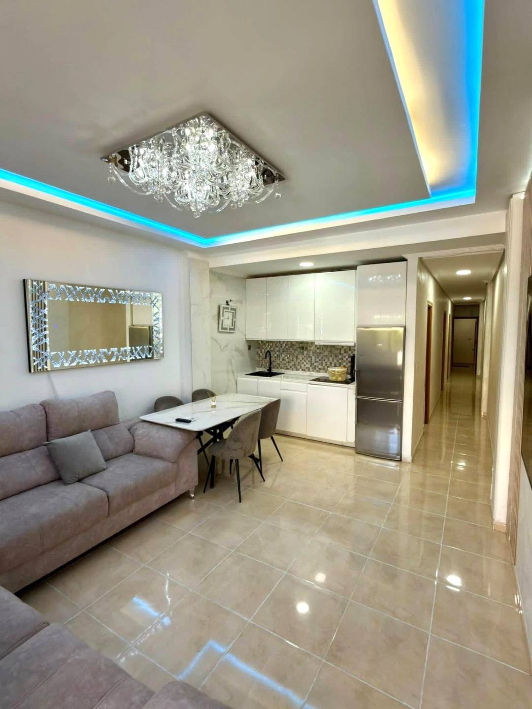 Living room in 2-bedroom ground-floor apartment, Playa del Cura, Torrevieja