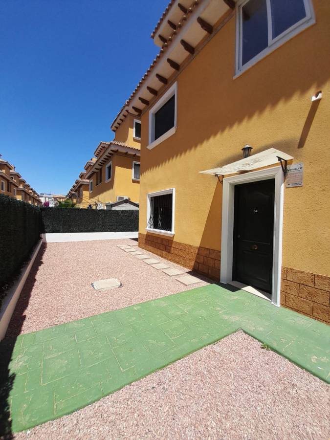 Rear outdoor space of detached villa in Lo Marabú, Rojales