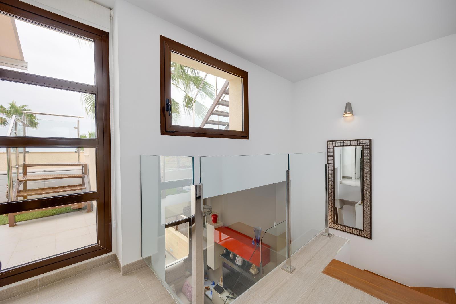 Outdoor barbecue with tiled counter, Pueblo Bravo villa