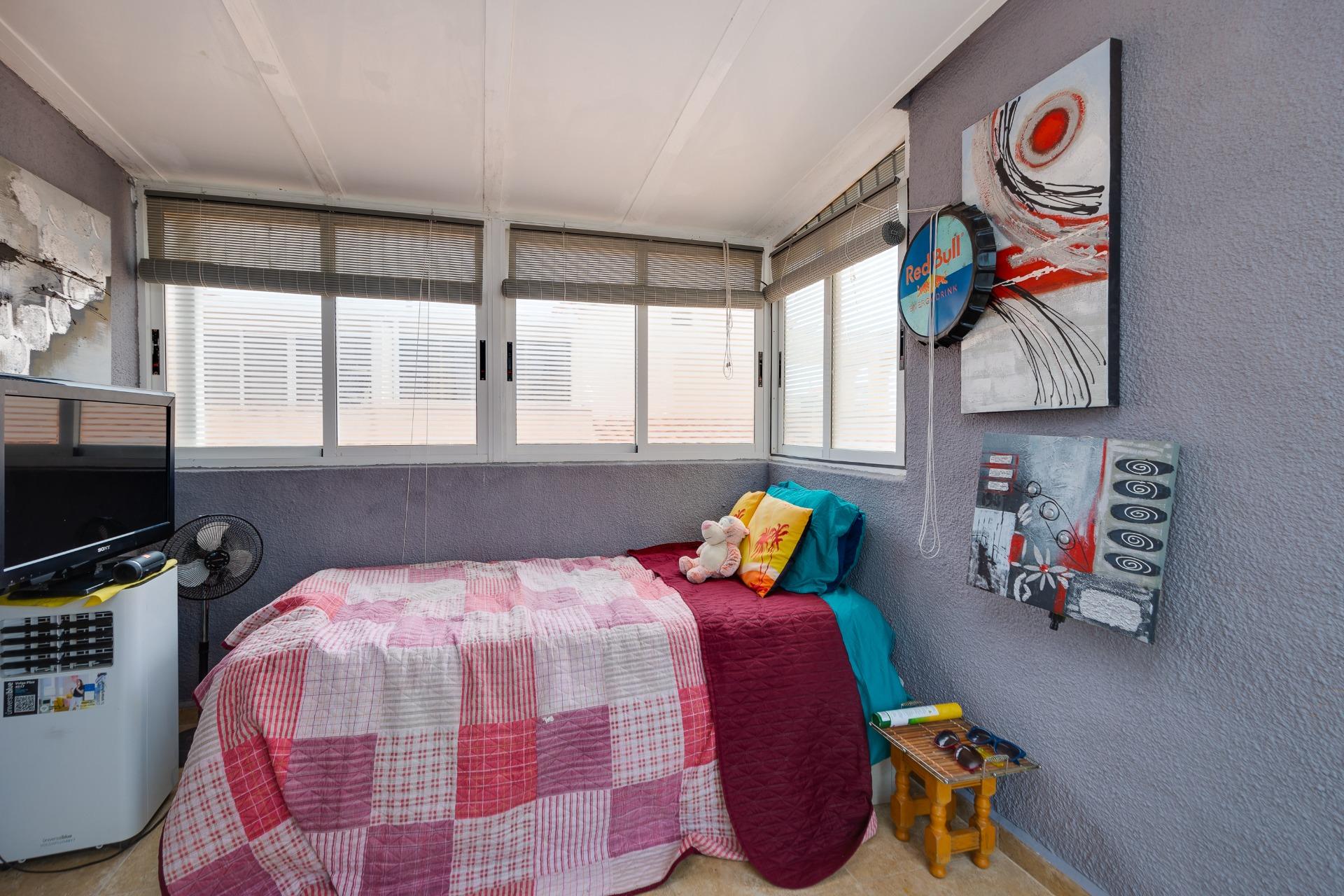 Kitchen worktop with appliances, La Siesta bungalow, Torrevieja
