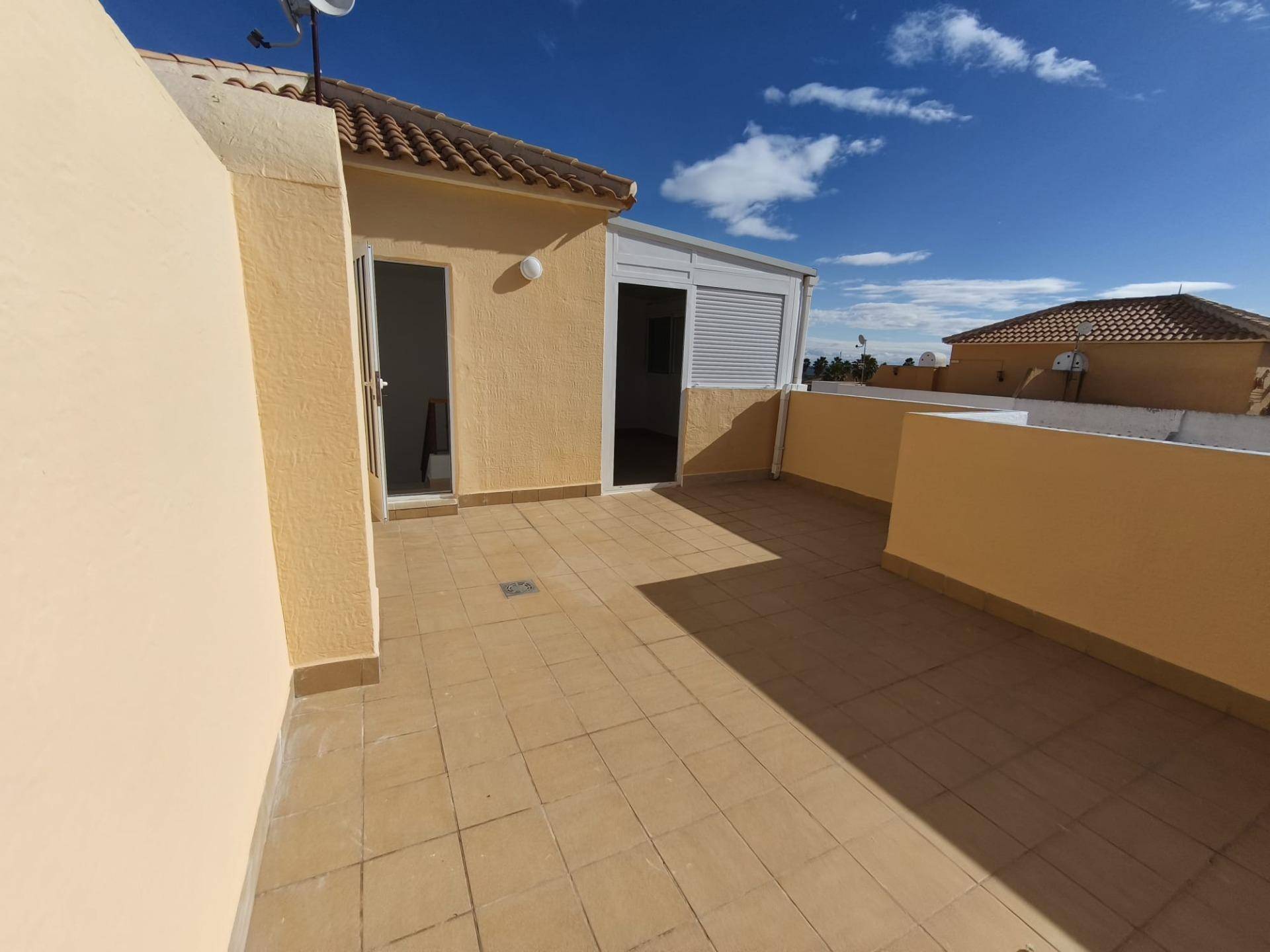 Living room seating area with window, Lo Marabú villa, Rojales