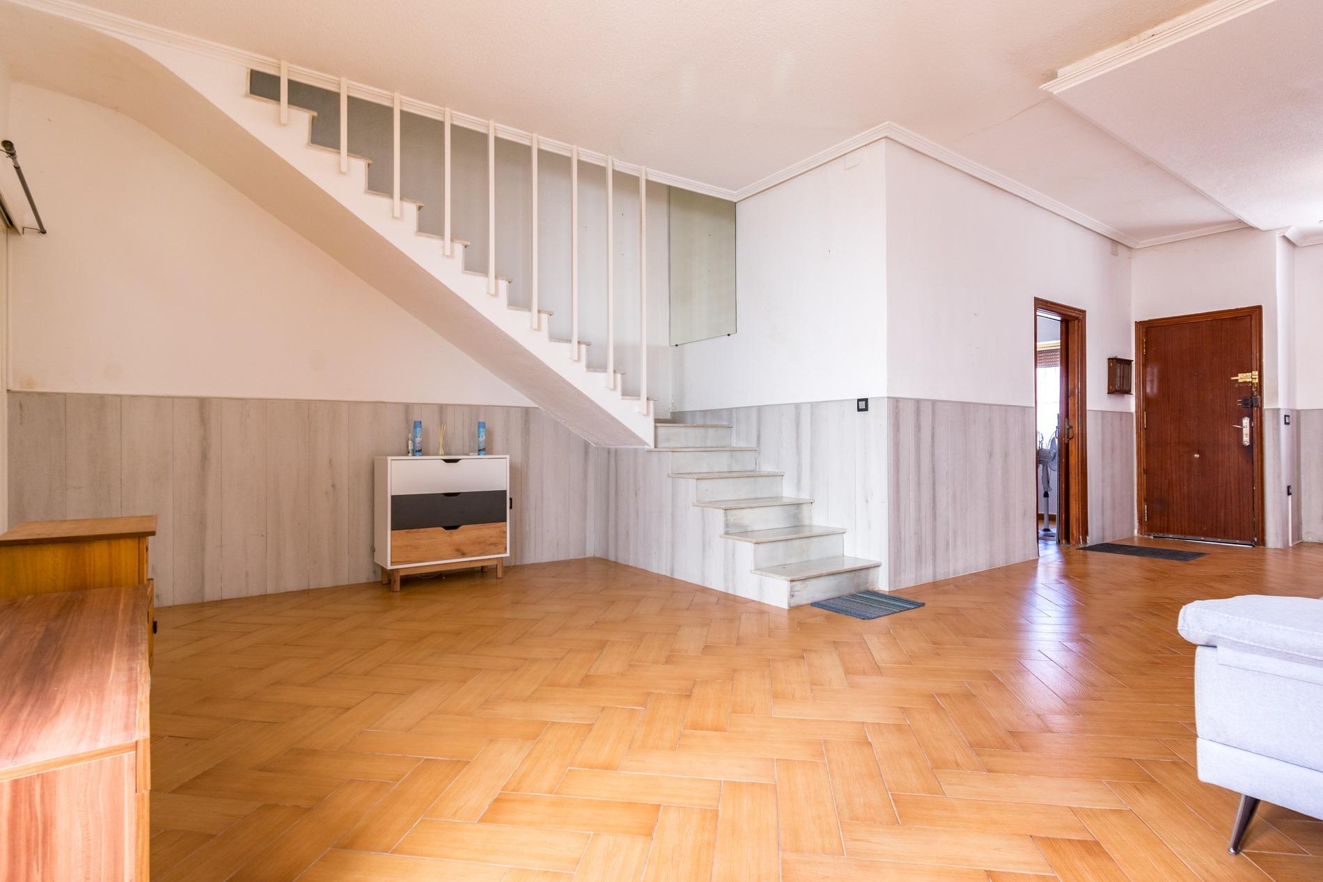 Exterior staircase from interior patio leading to upper floor, Torrevieja villa