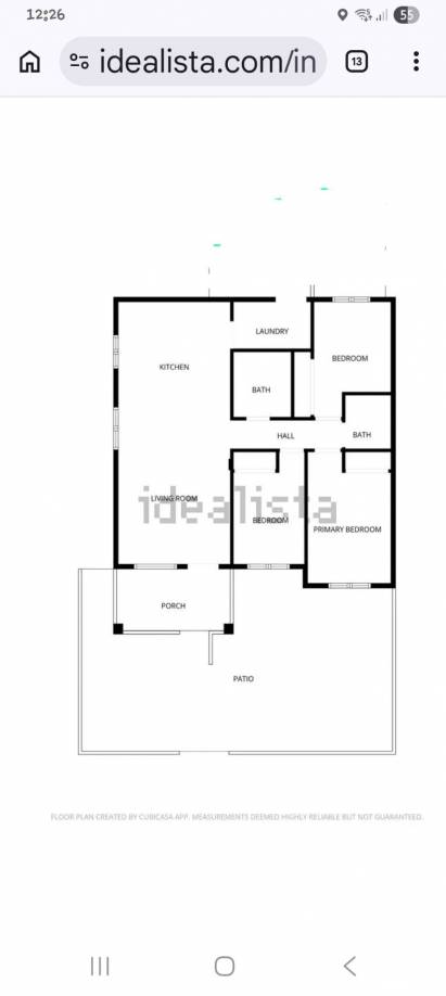 Additional room or terrace in bungalow, Los Almendros-La Florida