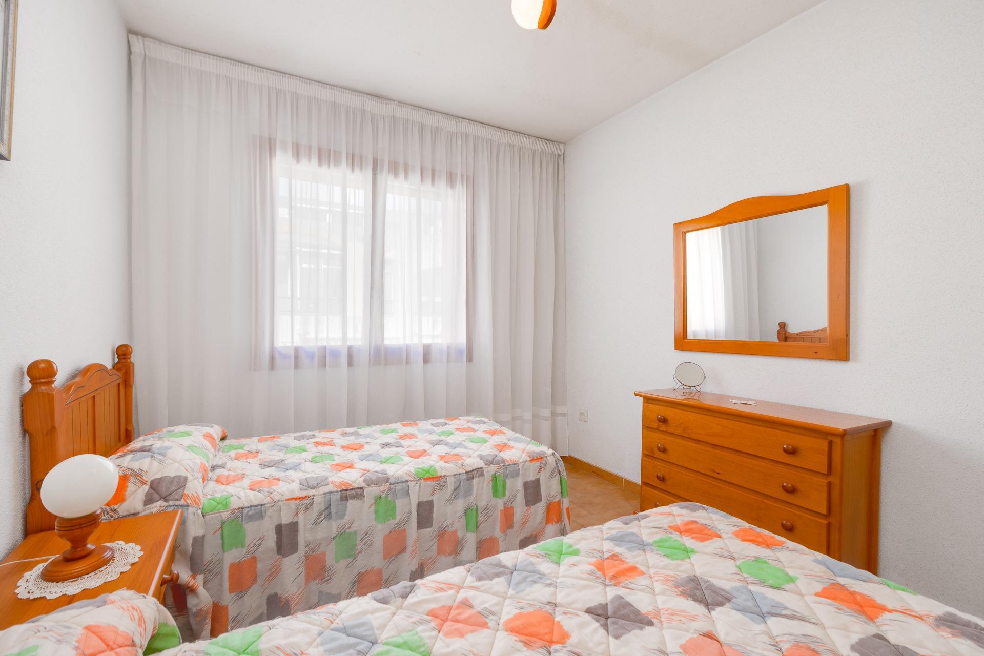 Terrace railing and outdoor space, first-floor bungalow, Torrevieja