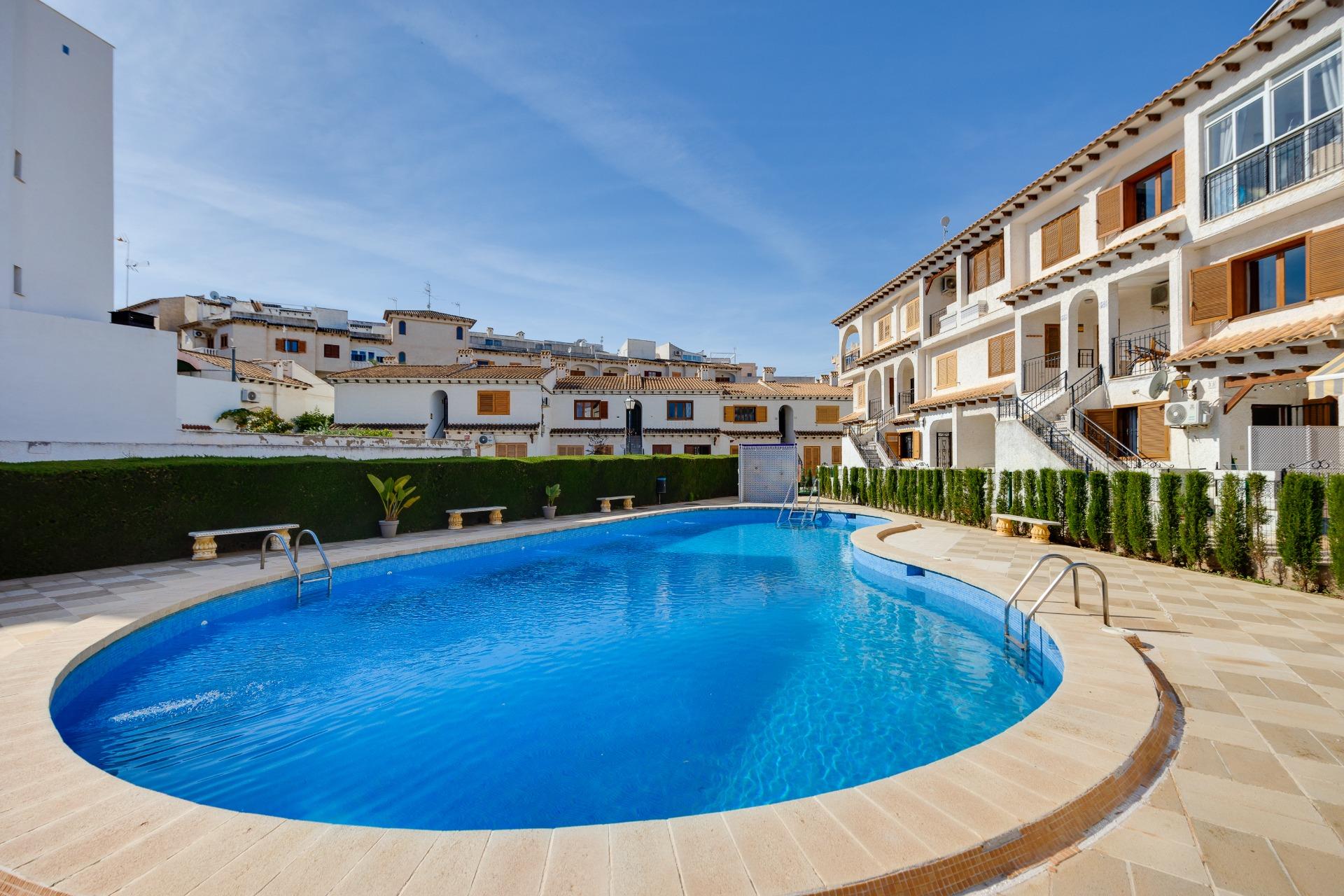 Window view from living room, first-floor bungalow, Torrevieja
