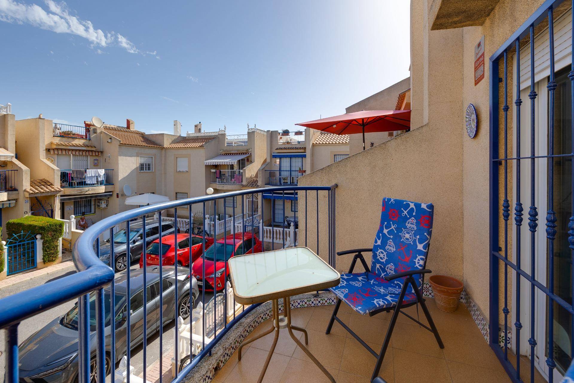 Communal pool area in residential complex, El Chaparral, Torrevieja