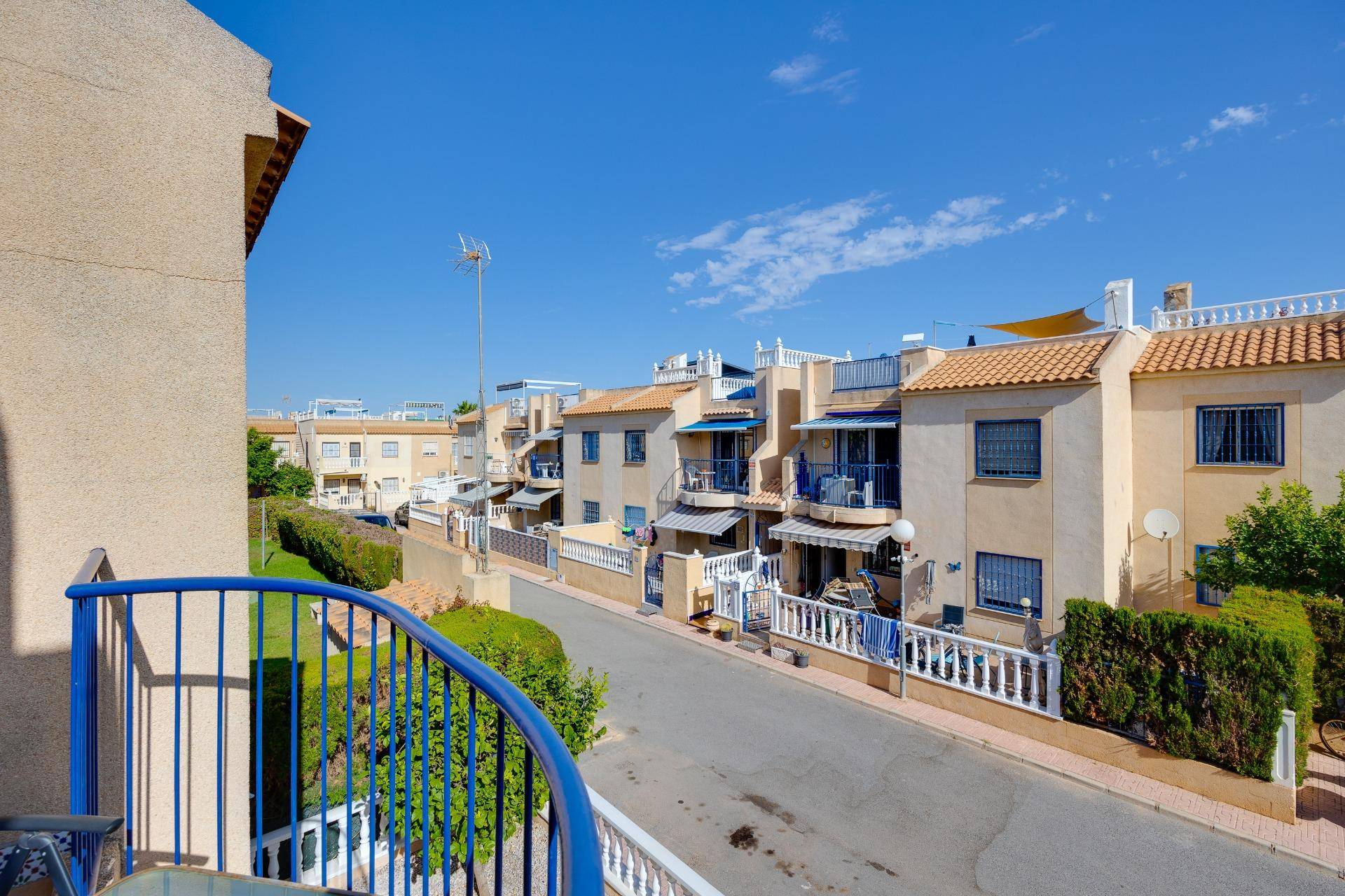 Pool and surrounding terrace in El Chaparral complex
