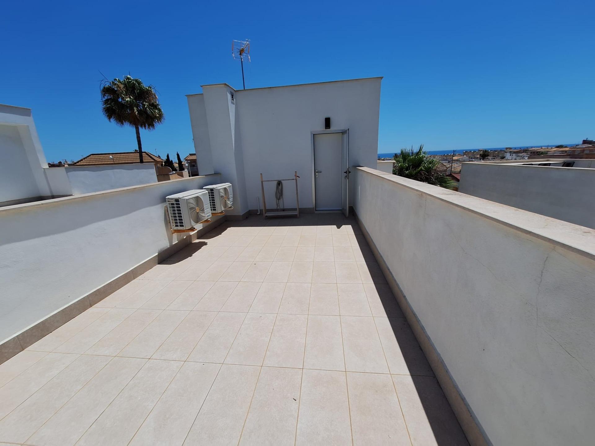 Covered parking bay at front of villa, Los Frutales, Torrevieja