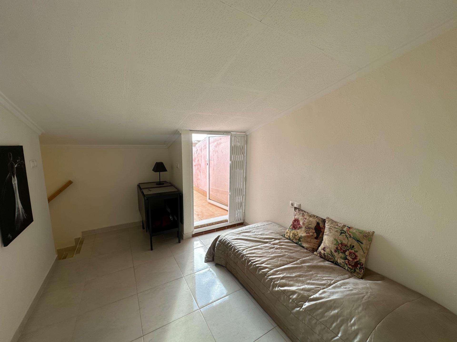 Close-up of kitchen units and sink in townhouse, San Luis, Torrevieja