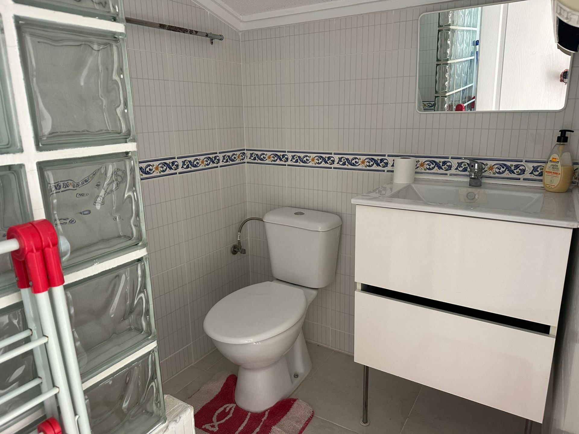 Communal area outside 2-bedroom townhouse block, San Luis, Torrevieja