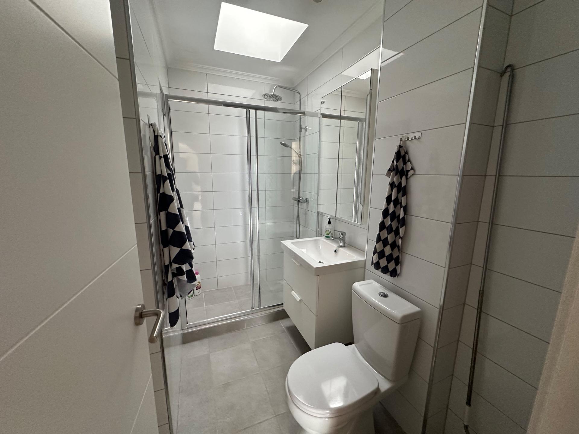 Ground-floor interior layout in 2-bedroom townhouse, San Luis, Torrevieja