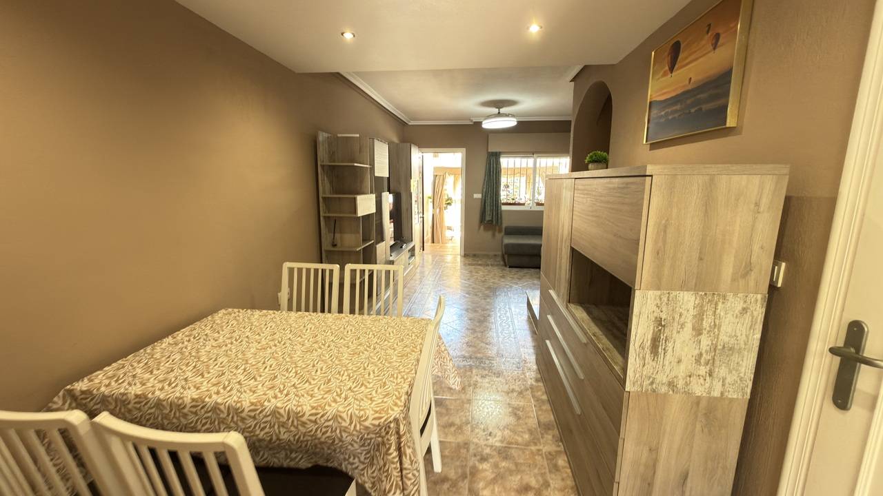 First-floor balcony view in 3-bedroom villa, La Zenia