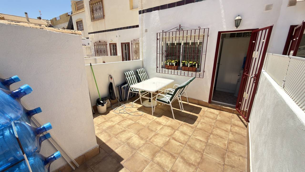 Secure parking area in gated community, La Zenia