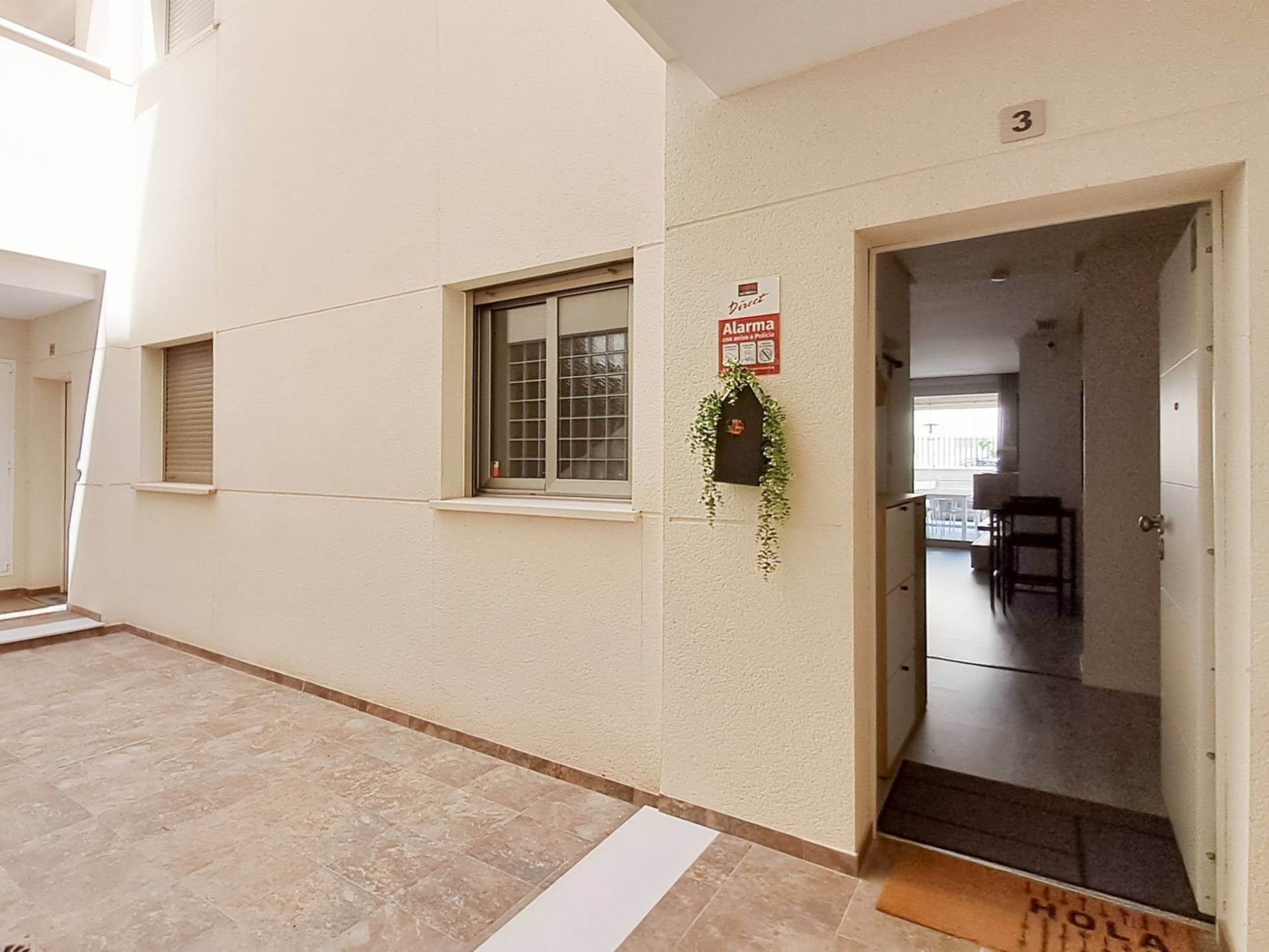 Pool terrace with sun lounger area, Green Hills, Los Dolses