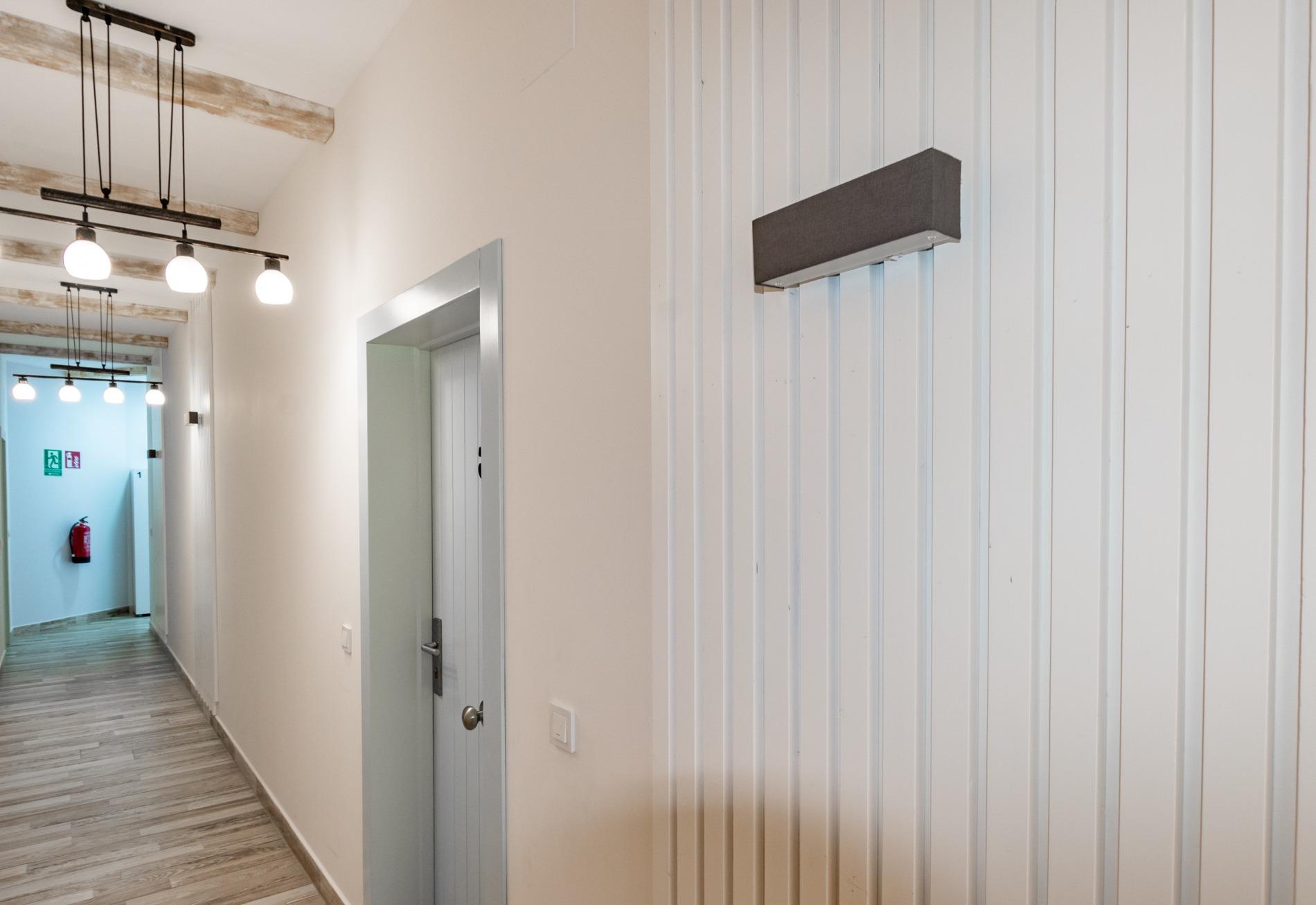 Living area viewed from entrance, ground-floor studio, Los Frutales, Torrevieja