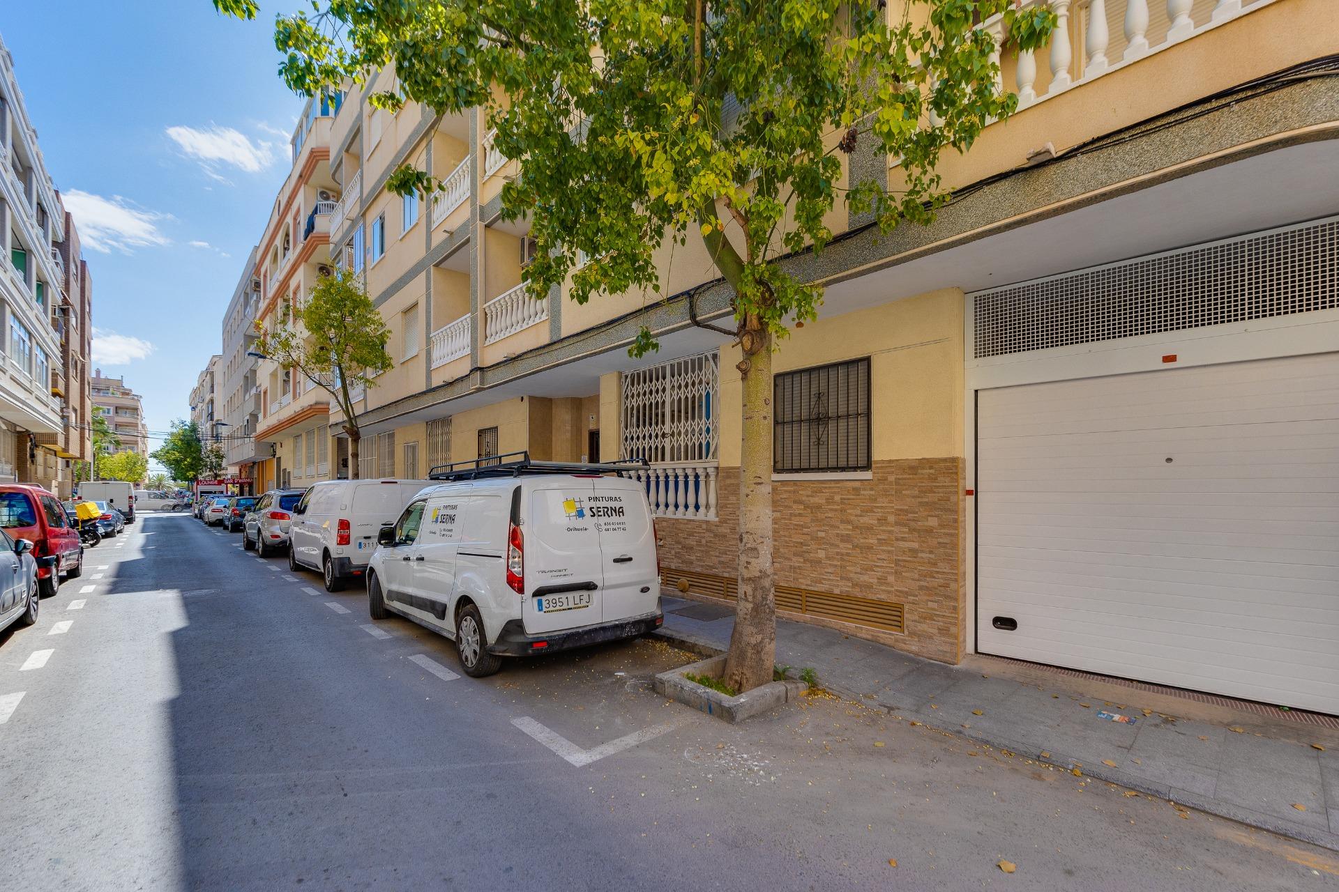 Shower or bath area in renovated bathroom, 2-bedroom apartment, Playa del Cura