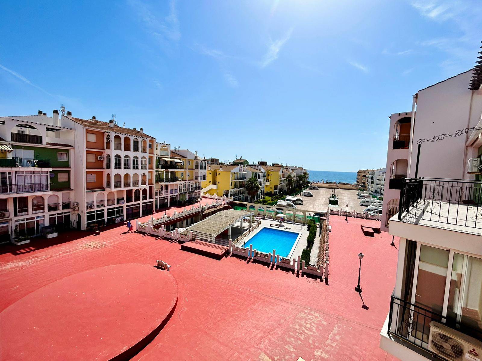 Living room seating area in La Veleta apartment, Torrevieja