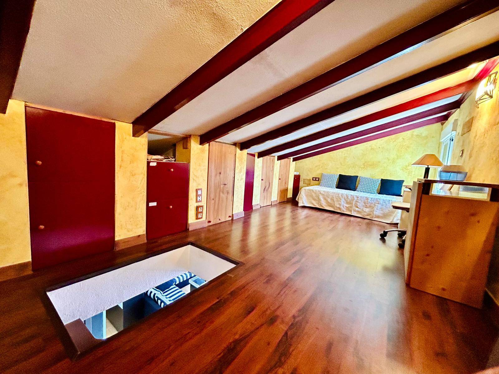 Communal lift interior in apartment building, La Veleta, Torrevieja