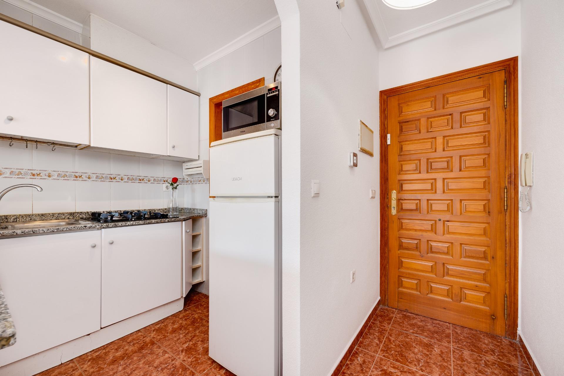 View from first-floor terrace, Calas Blanca apartment, Torrevieja