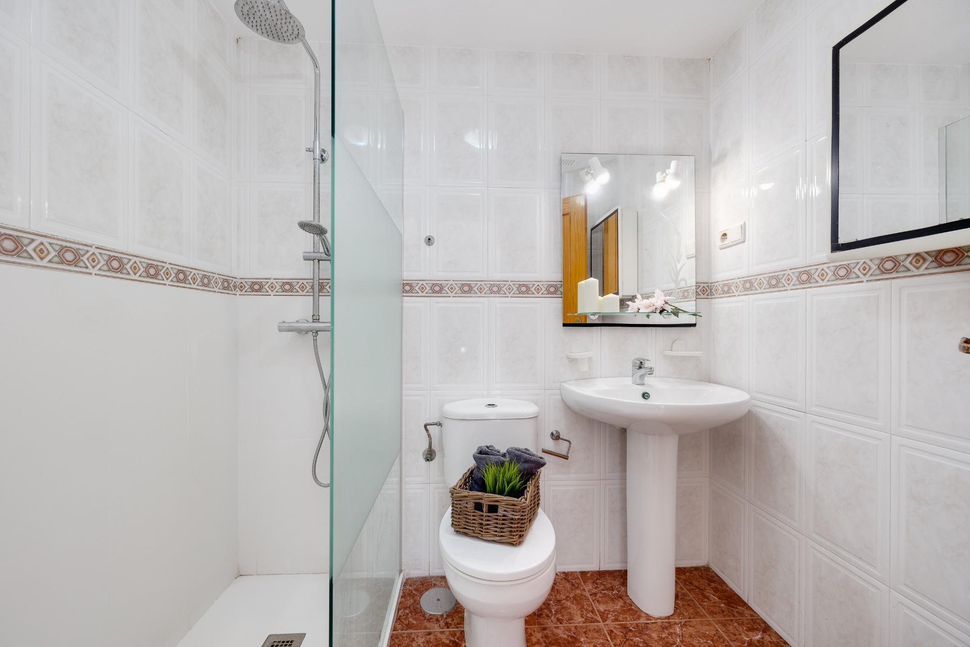 Bedroom window showing natural light, apartment in Calas Blanca, Torrevieja